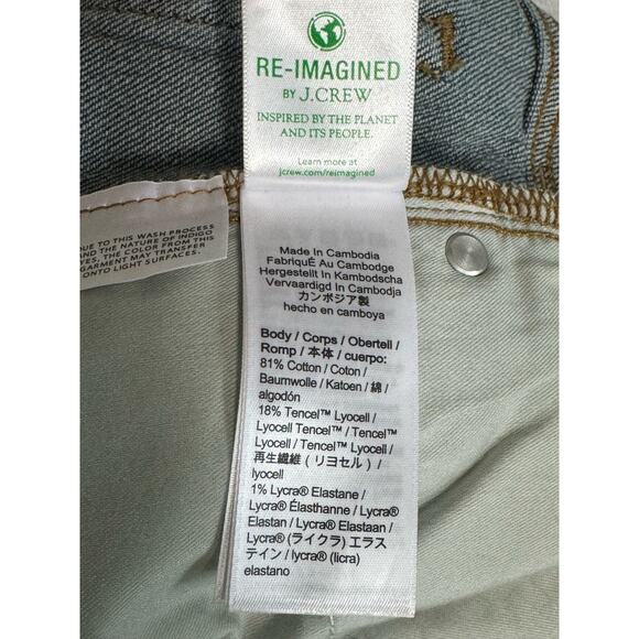 NWT J.Crew 10" Demi Boot Crop Jean in Marion Wash Size 26 - Picture 12 of 12